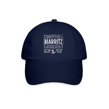 Authentischer Ureinwohner von Biarritz - Baseballkappe - Blau/Blau - Vorne