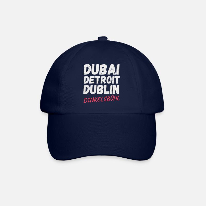 Dubai-Detroit-Dublin - Baseball Cap - blue/blue