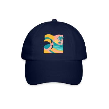 Beachball Bliss - Baseball Cap - blue/blue - Front