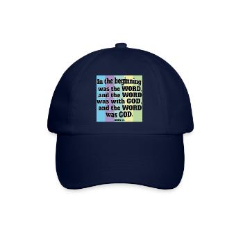God is The Word - Baseball Cap - blue/blue - Front