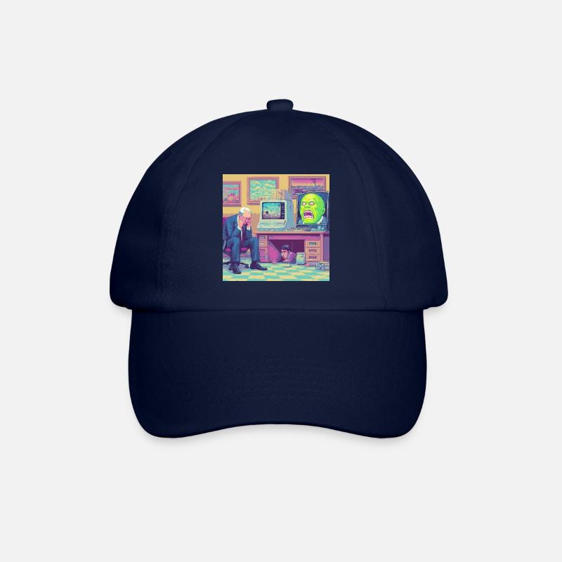 Level 99: Real Life ist mein Endgegner - Baseballkappe - Blau/Blau