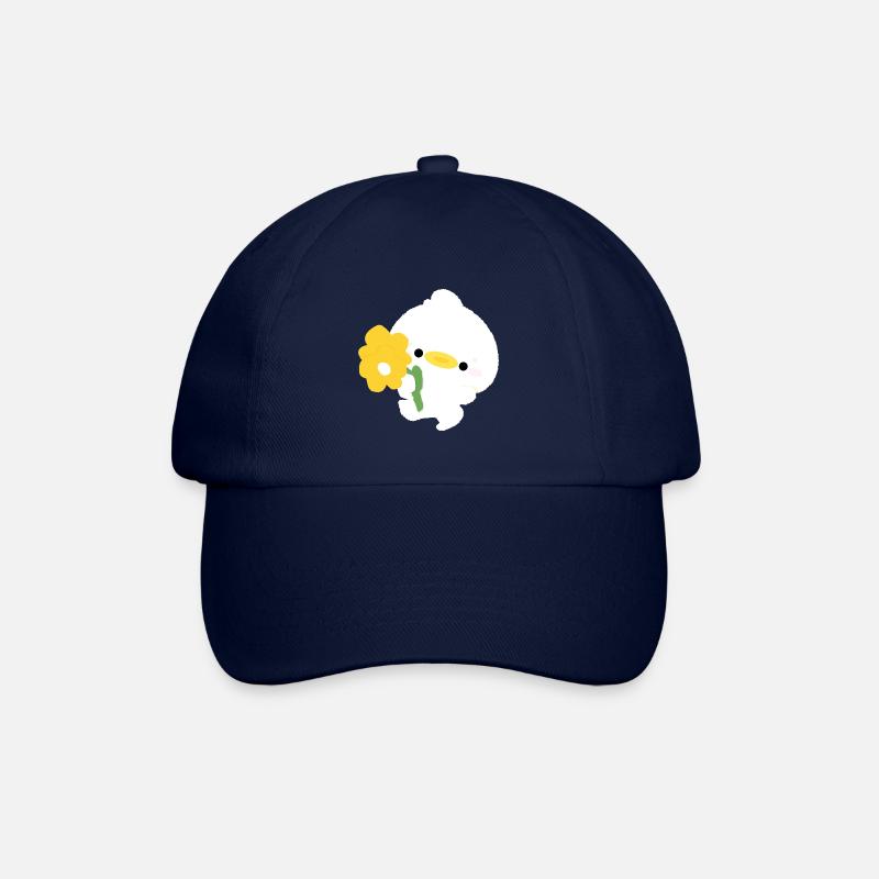 Romantische Ente - Baseballkappe - Blau/Blau