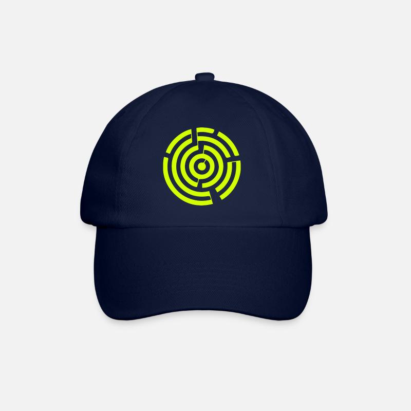 Labyrinth Labyrinth Kornkreis - Baseballkappe - Blau/Blau