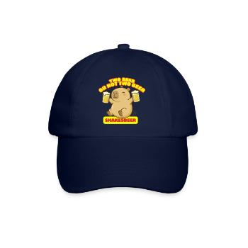 Zwei Bier oder nicht zwei Bier – Shakesbeer – Capybara - Baseballkappe - Blau/Blau - Vorne
