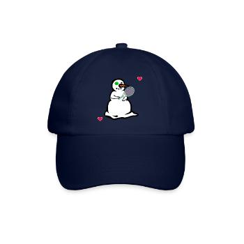 Winter Schneemann, Kinder Tennis - Baseballkappe - Blau/Blau - Vorne