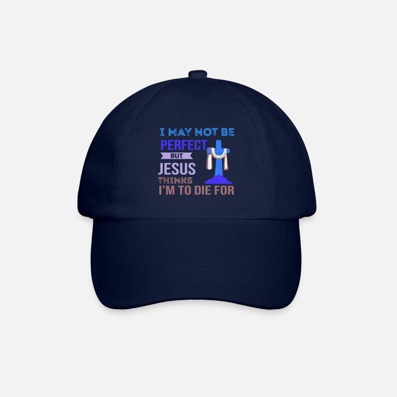 I'm not perfect - Baseball Cap - blue/blue