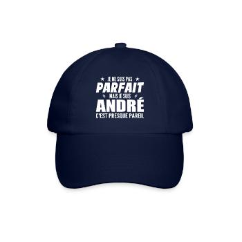 André Parfait Cadeau prenom andré - Casquette classique - bleu/bleu - Devant
