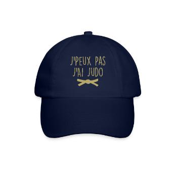 J Peux Pas J Ai Judo - Casquette classique - bleu/bleu - Devant