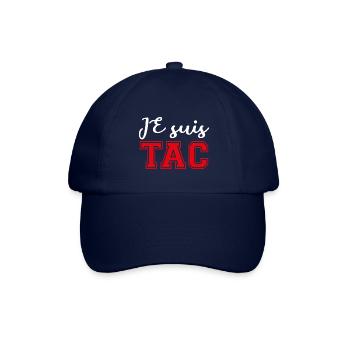 Je Suis TAC -TIC et TAC- TIC TAC Duo Drôle Cadeau - Casquette classique - bleu/bleu - Devant