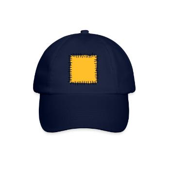 rapiéçage suture aiguille à coudre Patchworkstoff - Casquette classique - bleu/bleu - Devant