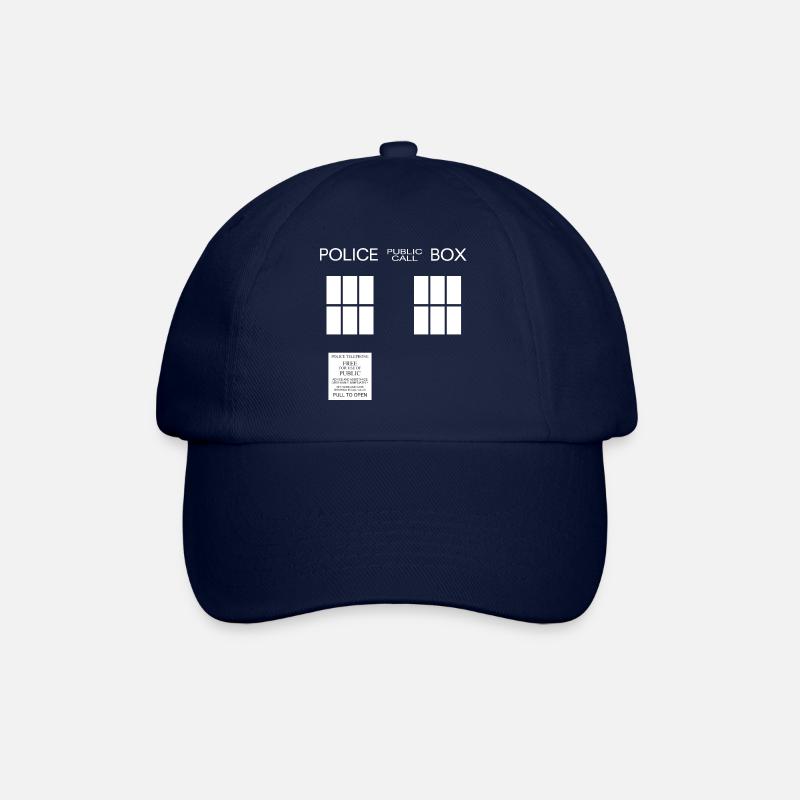 Police box - Baseballkappe - Blau/Blau