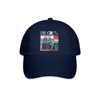 Original July 1976 46th Birthday Gift Men - Baseball Cap - blue/blue - Front
