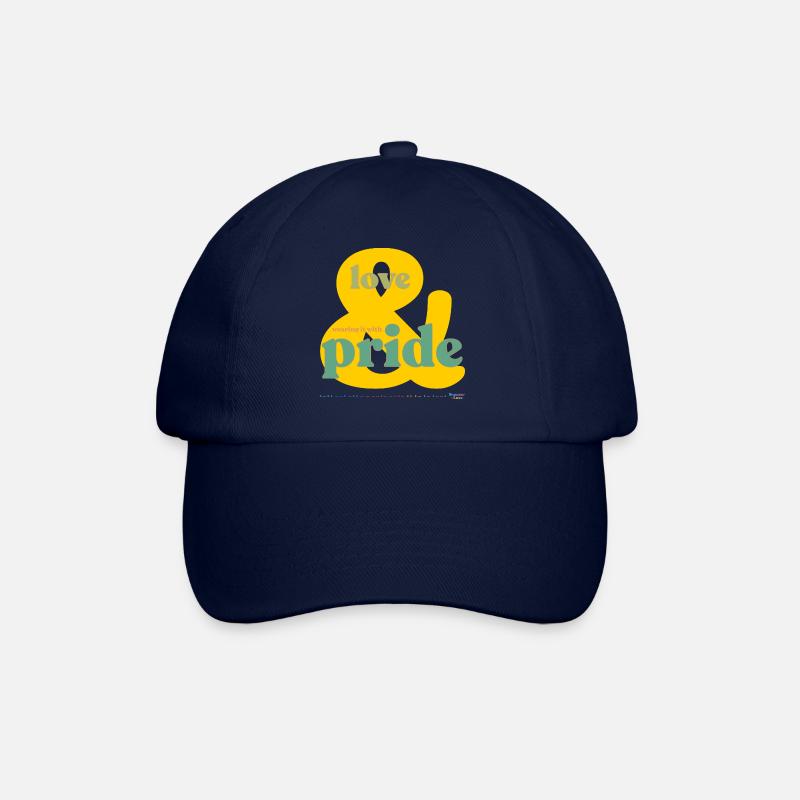 Jaune fierté - Casquette classique - bleu/bleu