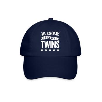 Fantastisch Wie Meine Zwillinge - Baseballkappe - Blau/Blau - Vorne