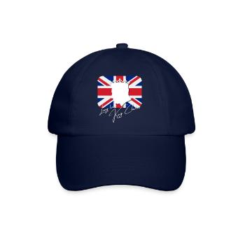 British King Coronation Charles England Flag - Baseball Cap - blue/blue - Front