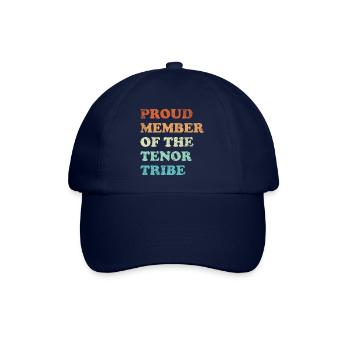 Proud Member of the Tenor Tribe retro hell - Baseball Cap - blue/blue - Front