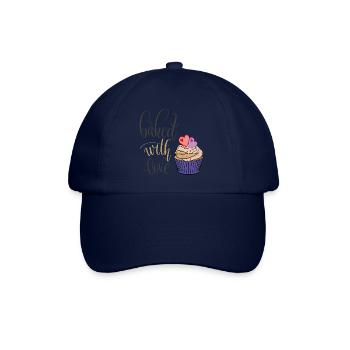 baking with love - Baseball Cap - blue/blue - Front