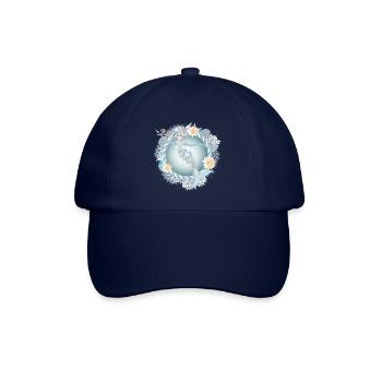 beautiful mermaid in a maritime setting - Baseball Cap - blue/blue - Front