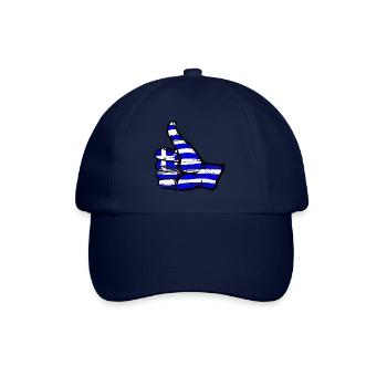 Drapeau de la Grèce OK Symbole utilisé - Casquette classique - bleu/bleu - Devant
