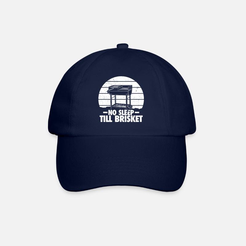 No Sleep Till Brisket - Perfect BBQ Gift - Baseball Cap - blue/blue