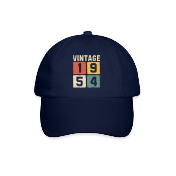 T-shirt rétro vintage 1954 1954 - Casquette classique - bleu/bleu - Devant
