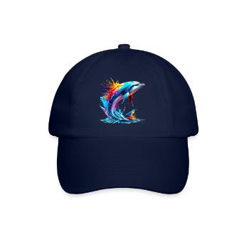 Dauphin - Casquette classique - bleu/bleu - Devant