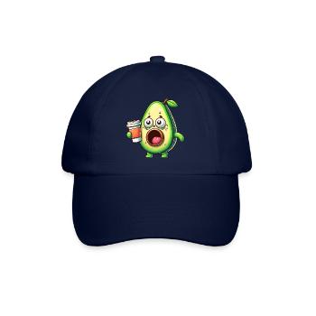 Avocat au café Caffeine Shock - Casquette classique - bleu/bleu - Devant
