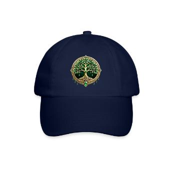 The tree of life with Celtic knots. - Baseball Cap - blue/blue - Front