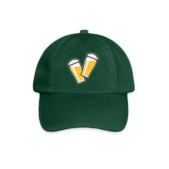 2 Toasting Beer Glasses (Cheers / Pale Ale / 3C) - Baseball Cap - bottle green - Front