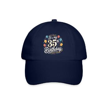 It's my 35th Birthday - Casquette classique - bleu/bleu - Devant