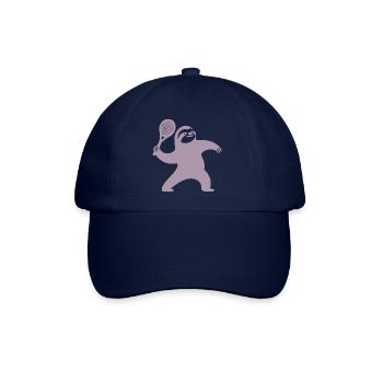 Sloth Silhouette Tennis Serve Minimaliste - Casquette classique - bleu/bleu - Devant