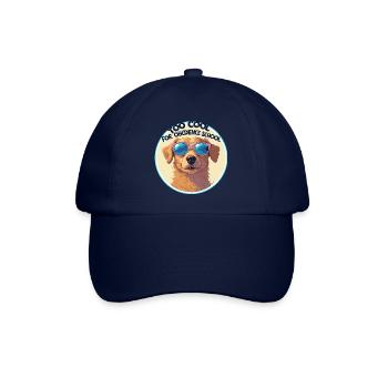 Too Cool for Obedience School - Funny Dog Design - Baseball Cap - blue/blue - Front