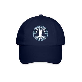 Lebensbaum,Keltisch,Esoterik,Geschenkidee, Symbol - Baseballkappe - Blau/Blau - Vorne