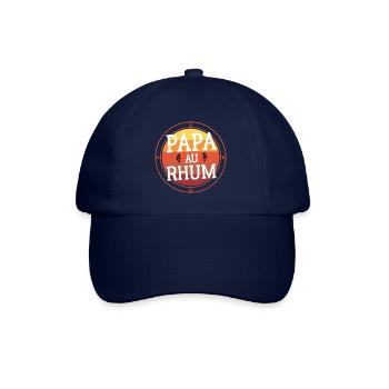 Papa Au Rhum Original Fan de l Apéro Alcool - Casquette classique - bleu/bleu - Devant