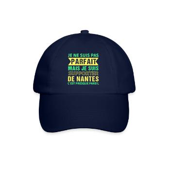 Supporter de Nantes cadeau pour supporter nantais. - Casquette classique - bleu/bleu - Devant