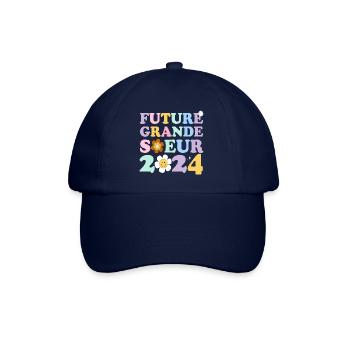 Future grande soeur 2024 bientôt grande soeur - Casquette classique - bleu/bleu - Devant