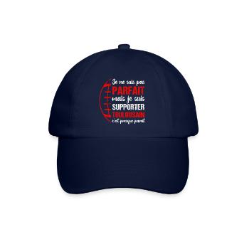 Supporter toulousain cadeau rugby Toulouse - Casquette classique - bleu/bleu - Devant