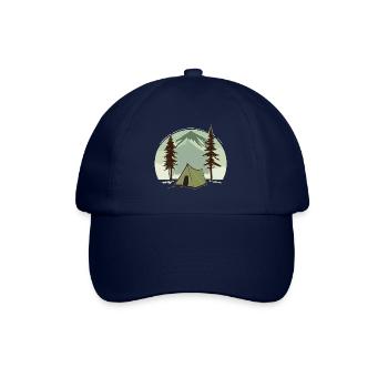 Camping - Baseballkappe - Blau/Blau - Vorne