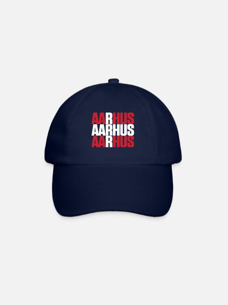 Aarhus Dänemark Fahne - Baseballkappe - Blau/Blau