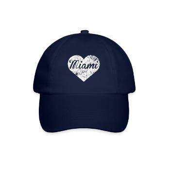 Miami Herz - Baseballkappe - Blau/Blau - Vorne