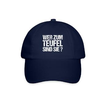 Wer sind sie Chef Kollege Arbeit Kollegin - Baseballkappe - Blau/Blau - Vorne