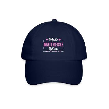 Mode maitresse activé cadeau maîtresse d' école - Casquette classique - bleu/bleu - Devant