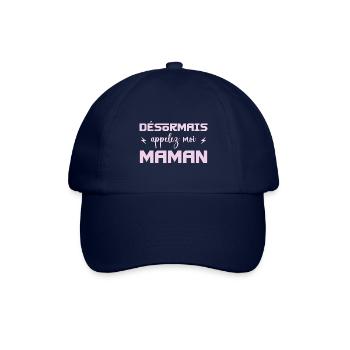 désormais appelez moi maman - Casquette classique - bleu/bleu - Devant