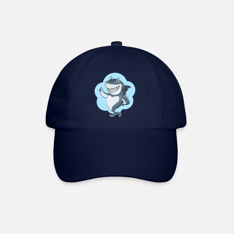 Shark - Casquette classique - bleu/bleu