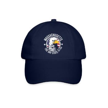 Massachusetts - Baseballkappe - Blau/Blau - Vorne