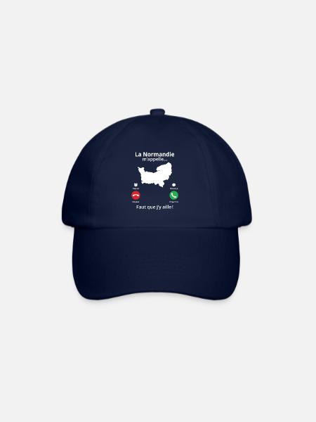 La Normandie m'appelle faut que j'y aille! - Casquette classique - bleu/bleu