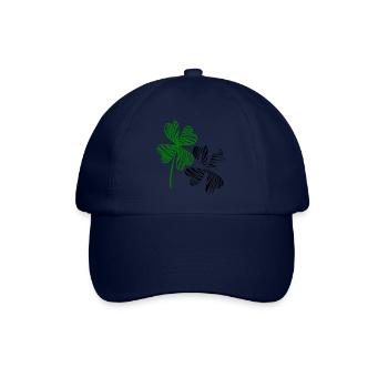 Trèfles, bonheur - Casquette classique - bleu/bleu - Devant