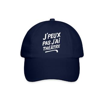 J'peux pas j'ai théâtre - Casquette classique - bleu/bleu - Devant