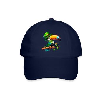 St. Patricks Day Vogel Paradiesvogel Tukan Shirt - Baseballkappe - Blau/Blau - Vorne