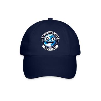 Flat Earth Humor: Satire & Ironic Jokes - Baseball Cap - blue/blue - Front